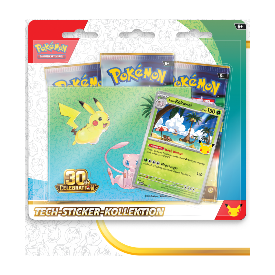 Tech-Sticker-Kollektion 30 Jahre: Alola-Kokowei