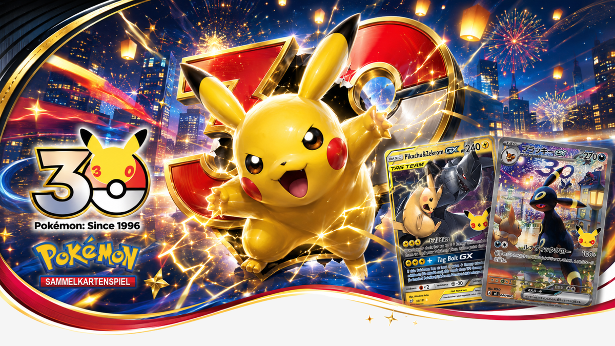 Originalversiegelte Pokémon-Karten, Jubiläumsserie 30 Jahre